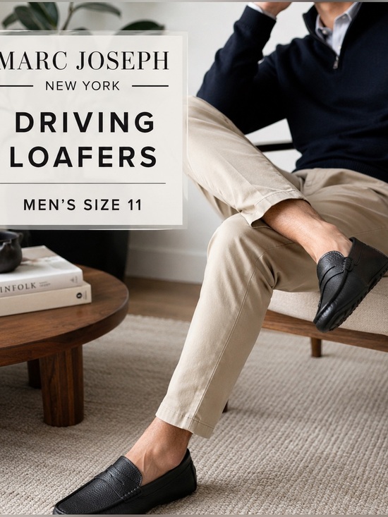 Marc Jacobs Other - Marc Joseph New York Black Leather Driving Loafers Men’s Size 11